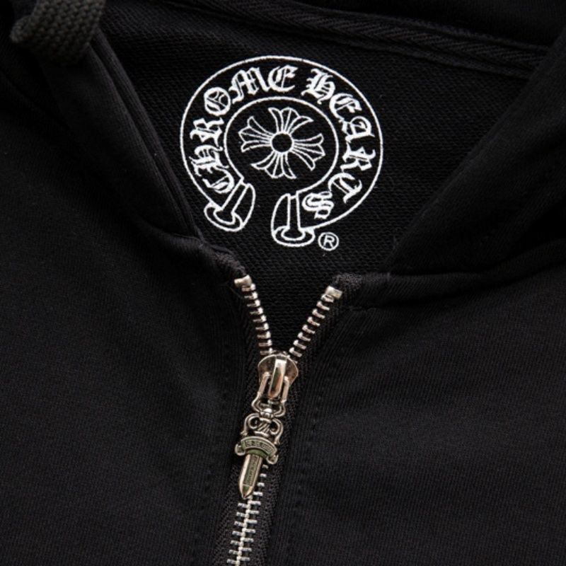 Chrome Hearts Zip-Up Black