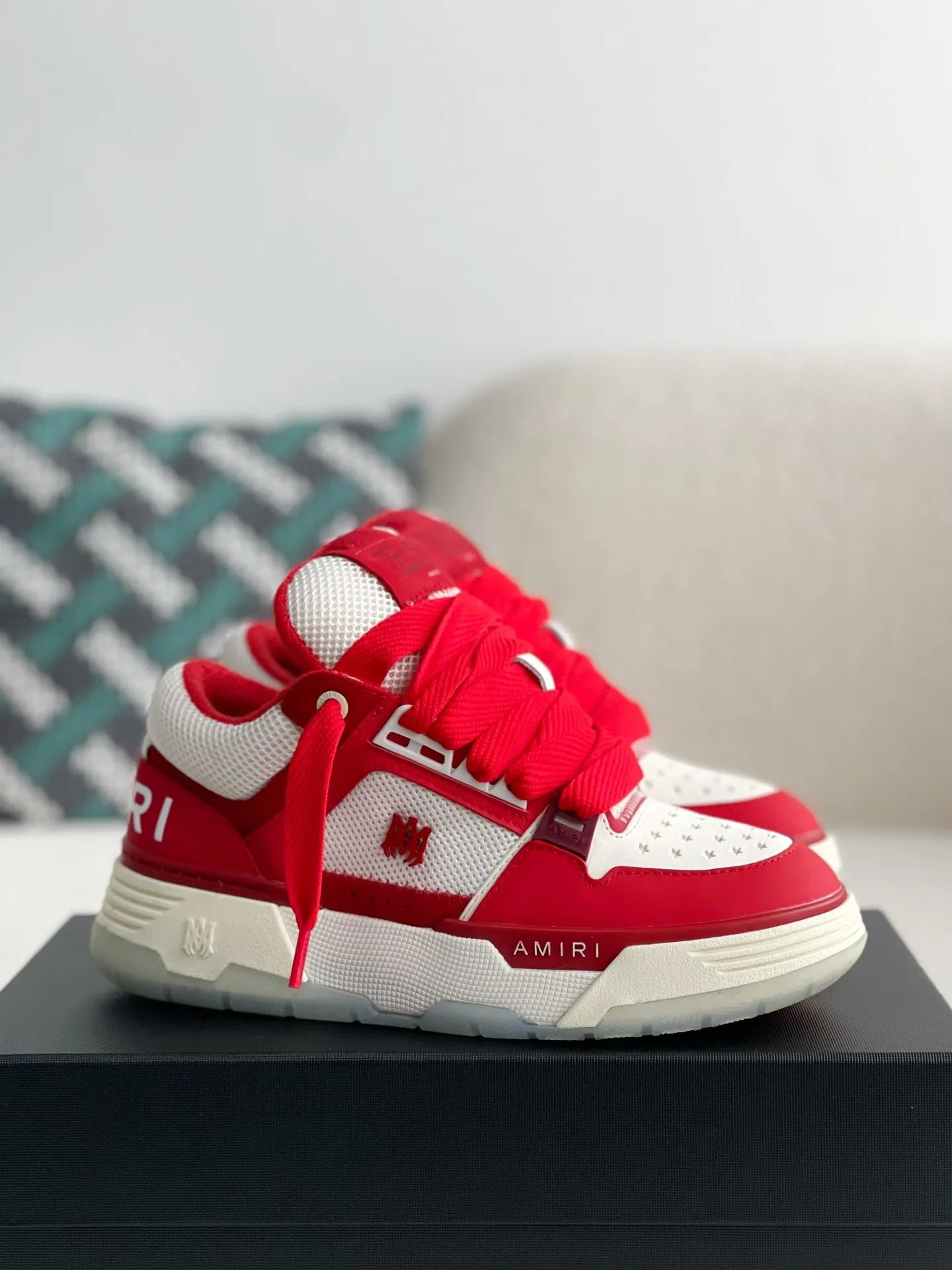 AMIRI MA-1 White Red Sneaker