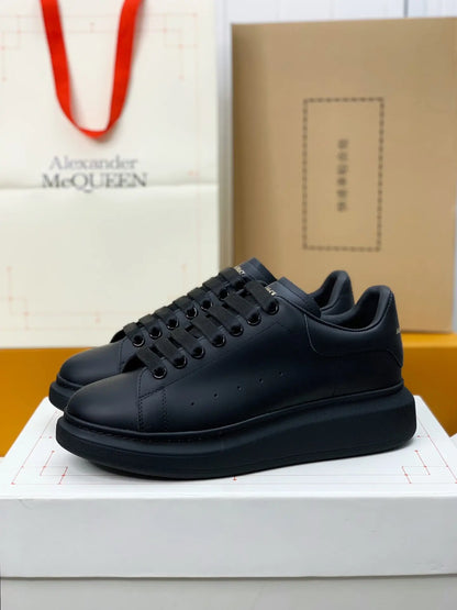 Classic Black Alexander McQueen Sneakers with Oversized Design