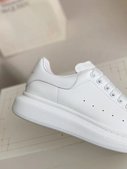 Designer White Alexander McQueen Oversized Sneakers
