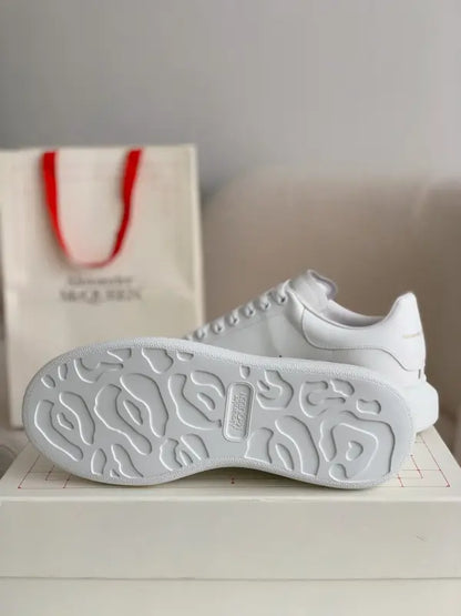 Designer White Alexander McQueen Oversized Sneakers