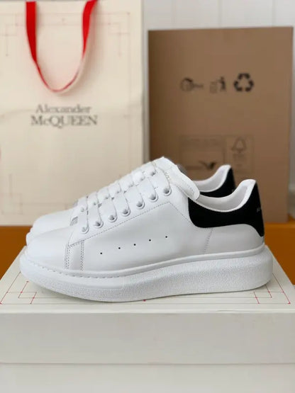 Alexander McQueen Oversized Sneakers in White Black