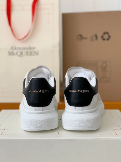 Alexander McQueen Oversized Sneakers in White Black