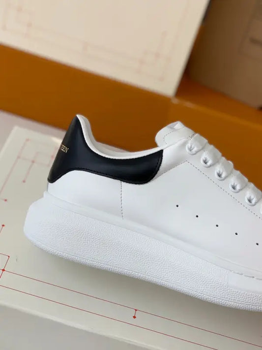 Alexander McQueen Oversized Sneakers in White Black