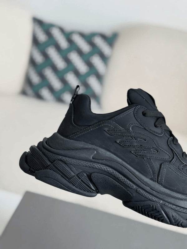 Balenciaga Black Triple S Sporty Sneakers