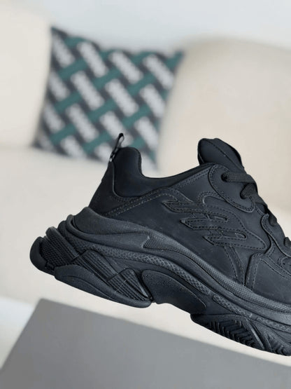 Balenciaga Black Triple S Sporty Sneakers