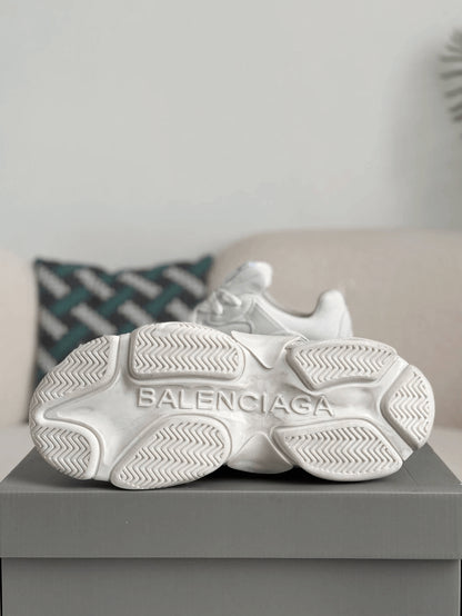 Balenciaga White Triple S Sporty Sneakers