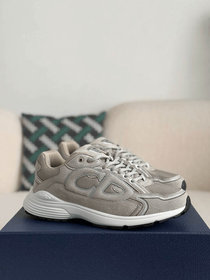 Dior B30 Gray Suede Countdown Sneaker