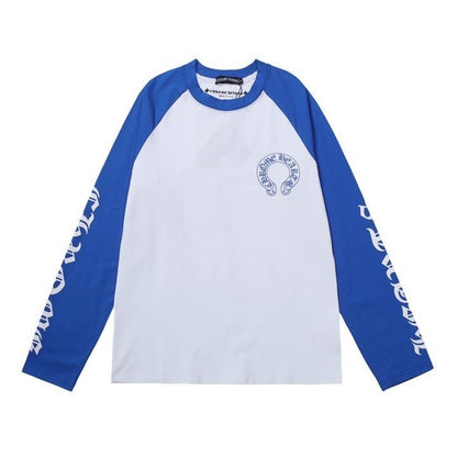 Chrome Hearts Long Sleeve Blue and White