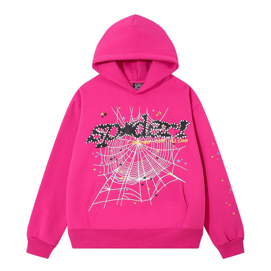 Sp5der Hoodie Pink