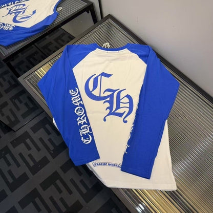 Chrome Hearts Long Sleeve Blue and White