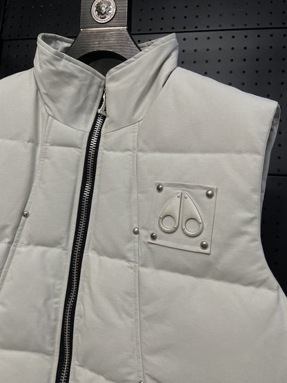Moose Knuckles Sleeveless Vest White