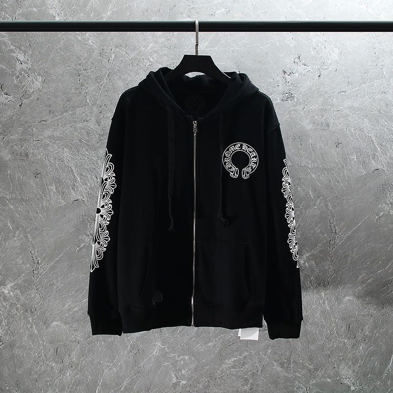 Chrome Hearts Zip-Up Black