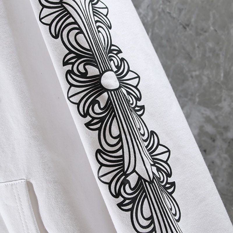 Chrome Hearts Zip-Up White