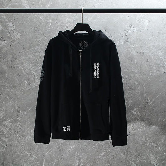 Chrome Hearts Zip-Up Black
