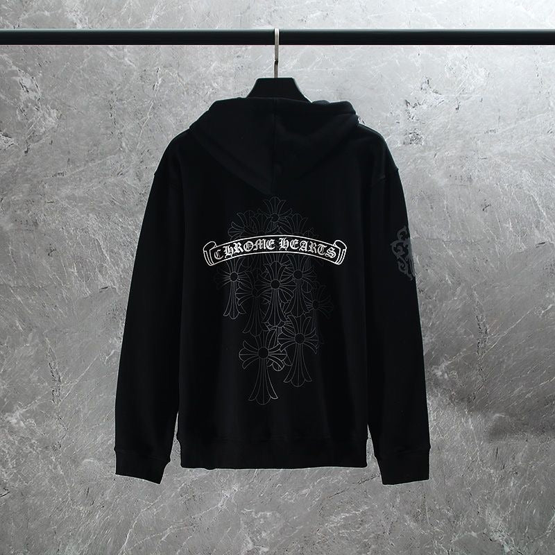 Chrome Hearts Zip-Up Black