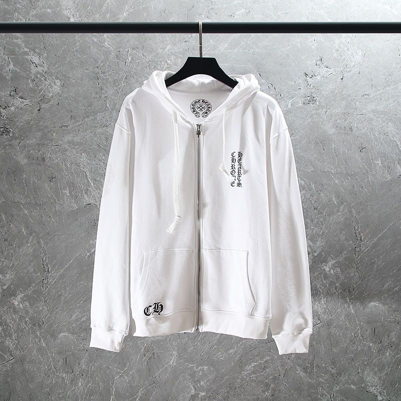Chrome Hearts Zip-Up White