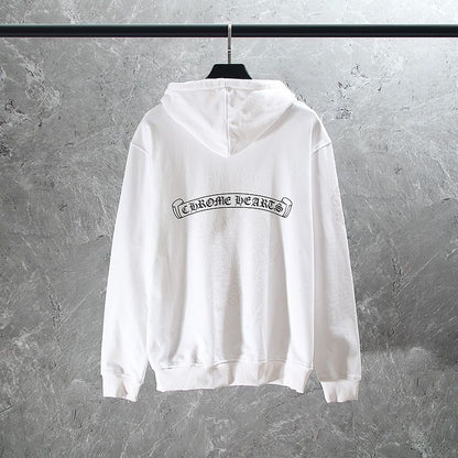 Chrome Hearts Zip-Up White