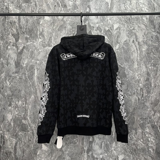 Chrome Hearts Zip-Up Black