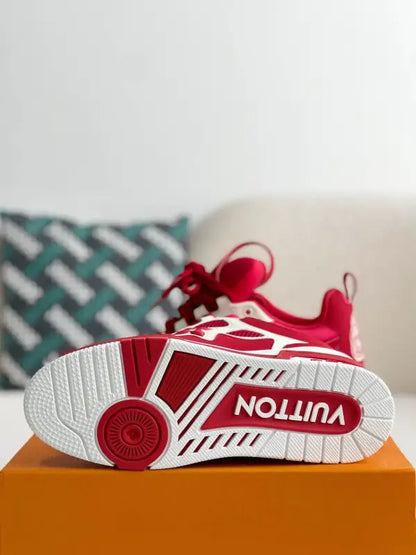 Louis Vuitton LV Skate Red White Sneakers