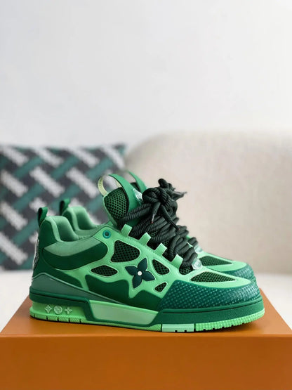 Louis Vuitton LV Skate Trainer Green Sneaker
