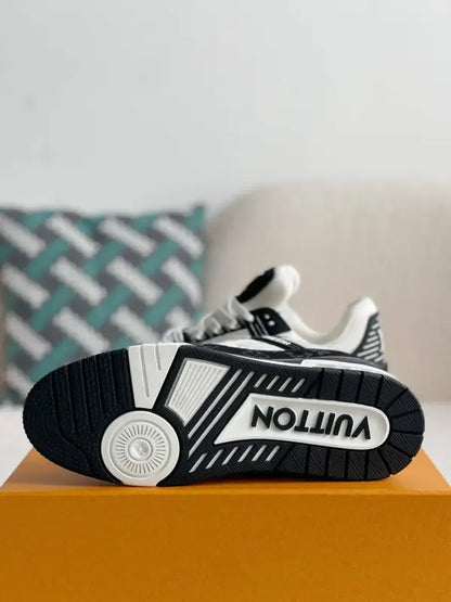 Louis Vuitton LV Black White Denim Sneaker