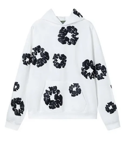 Denim Tears Hoodie White and Black